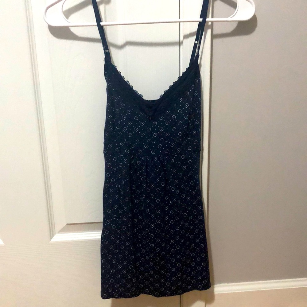 Dark blue tank top